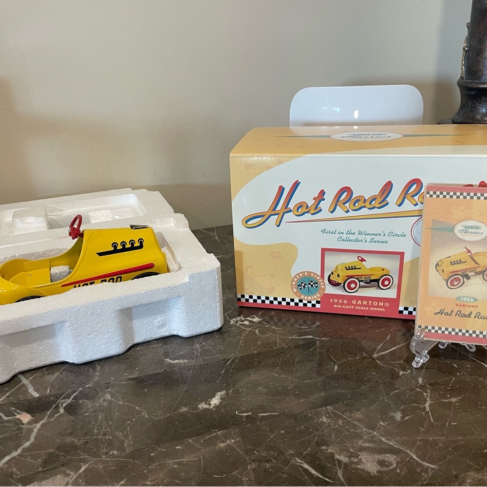 1996 Hallmark Kiddie Car 1956 Garton Hot Rod Racer NIB